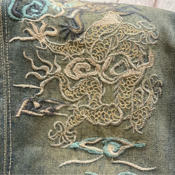 FANCY COLLECTION JEANS dirty wash women’s boot cut flare Vintage Y2K size 29 NWT - Picture 7 of 14